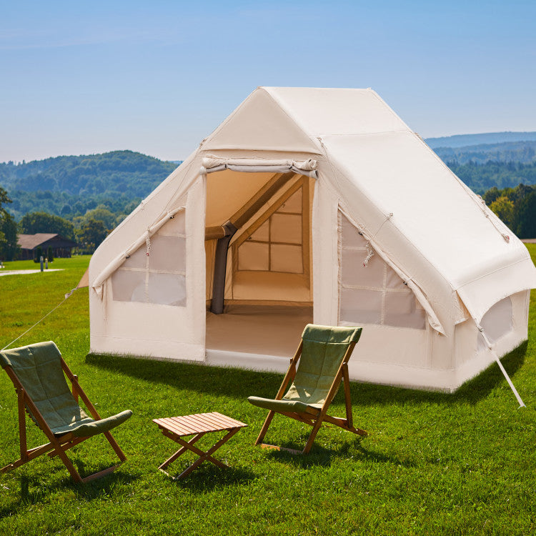4-6 People Inflatable Camping Tent Outdoor Portable Glamping Tent Blow – Chairliving