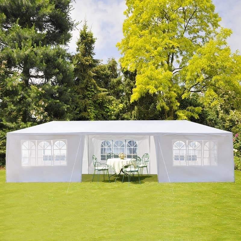 garden canopy tent 10' x 30' Party Tent Wedding Canopy Gazebo with Side Walls – Chairliving