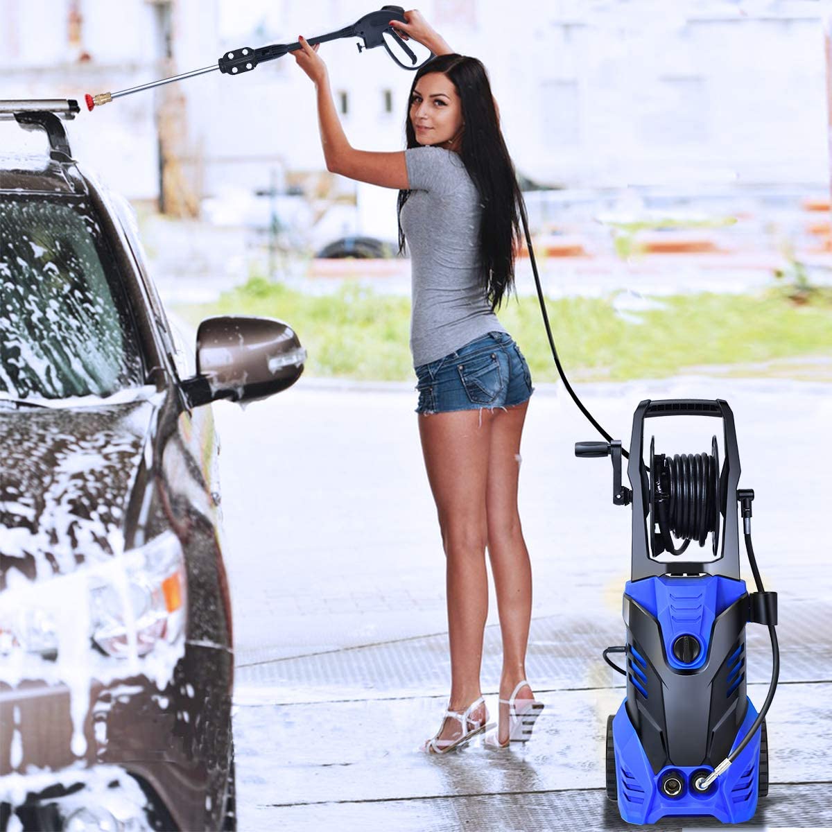 3000 psi electric pressure washer 1800w power washer outlet 1.7 gpm high pressure washer