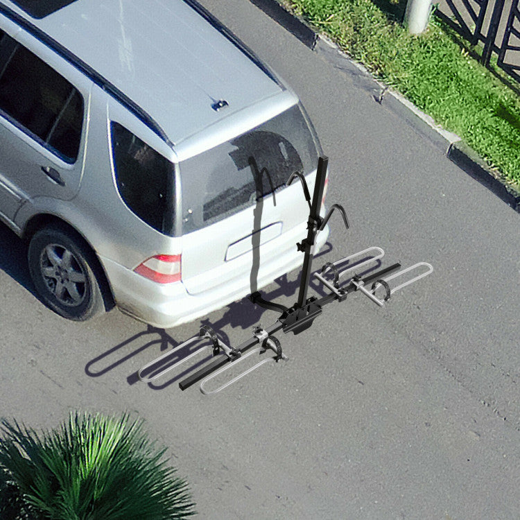 2-Bike Hitch Mount Bike Rack for 1-1/4 Inch or 2 Inch Receiver