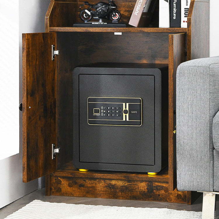 1.25 cu ft Steel Home Electronic Safe Box Office Safe Cabinet with Keypad and Key