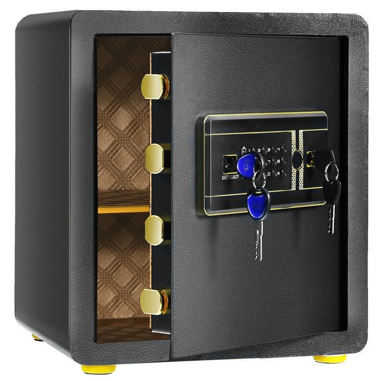 1.25 cu ft Steel Home Electronic Safe Box Office Safe Cabinet with Keypad and Key