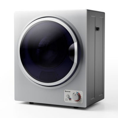1.5 Cu .ft Portable Clothes Dryer Electric Compact Laundry Dryer with Automatic Drying Modes and Stainless Steel Tub