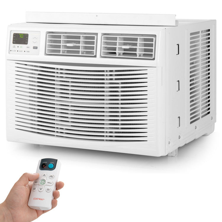 10000 BTU Smart Window Air Conditioner 120V/60Hz Window AC Unit with Adjustable Wind Direction and Remote Control
