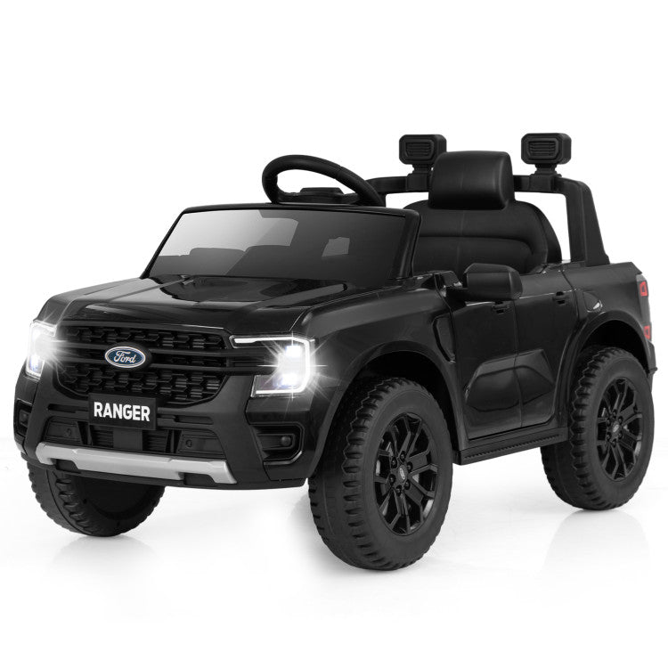 12V 7AH Kids Licensed Ford Ranger Ride On Car Electric Toy Vehicle with Storage Basket and Remote Control