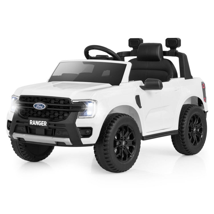 12V 7AH Kids Licensed Ford Ranger Ride On Car Electric Toy Vehicle with Storage Basket and Remote Control