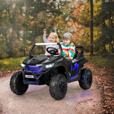 12V 2-Seater Kids Kids Ride On UTV Car Electric Vehicle with Remote Control and Multiple Joyful Functions