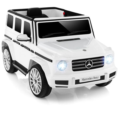 12V Kids Ride on Car Battery Powered Mercedes-Benz G500 Licensed Truck Electric Vehicle with LED Lights and Rocking Mode