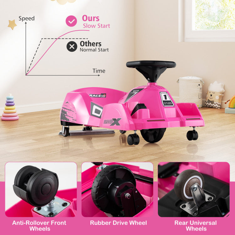 12V Electric Cleaning Go Kart with Detachable Mop and Remote Control