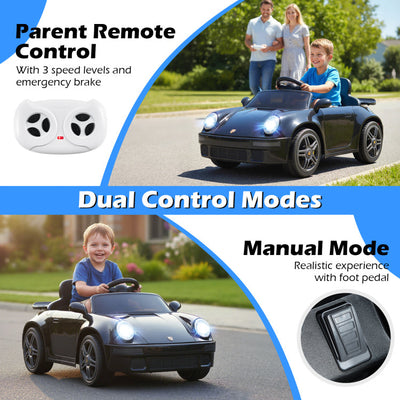 12V Electric Ride On Car Licensed RUF CTR with Remote Control and Music