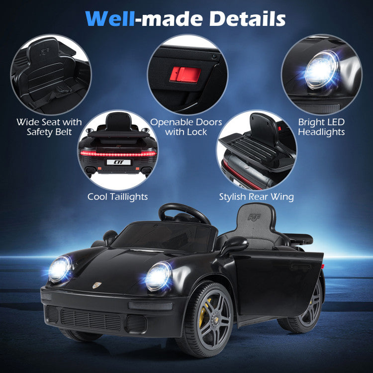 12V Electric Ride On Car Licensed RUF CTR with Remote Control and Music
