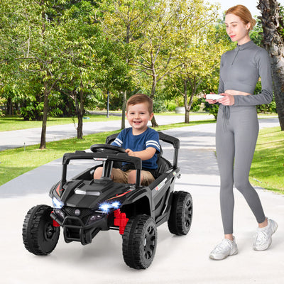 12V Kids Ride On Car UTV Electric Vehicle with LED Lights Music and Horn