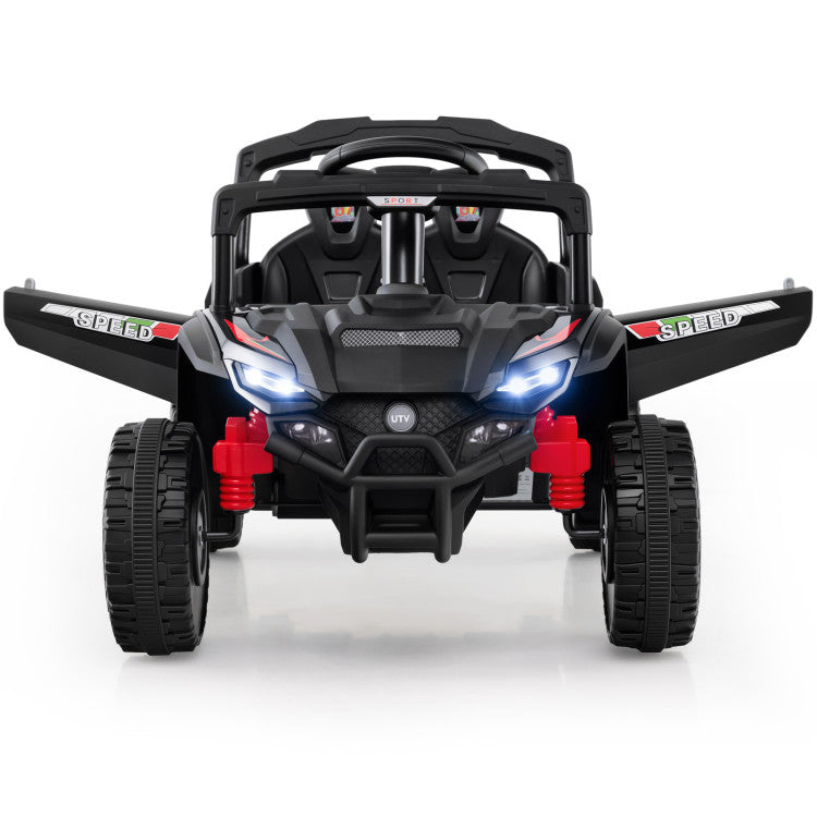 12V Kids Ride On Car UTV Electric Vehicle with LED Lights Music and Horn
