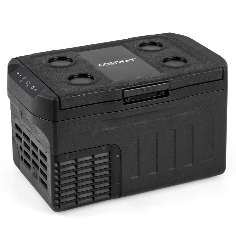 12 Volt Car Refrigerator with Adjustable Range and Divider for Camping RV Travel Fishing Home