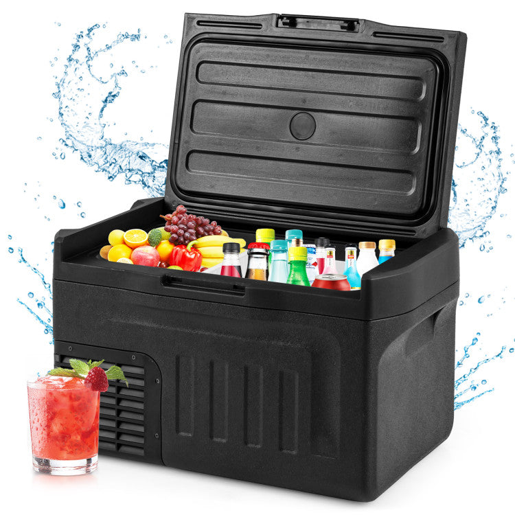 12 Volt Car Refrigerator with Adjustable Range and Divider for Camping RV Travel Fishing Home