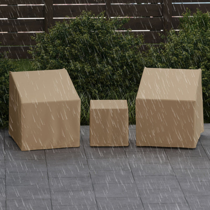 Patio Furniture Covers Waterproof Outdoor Conversation Covers for 3 Pieces Bistro Set