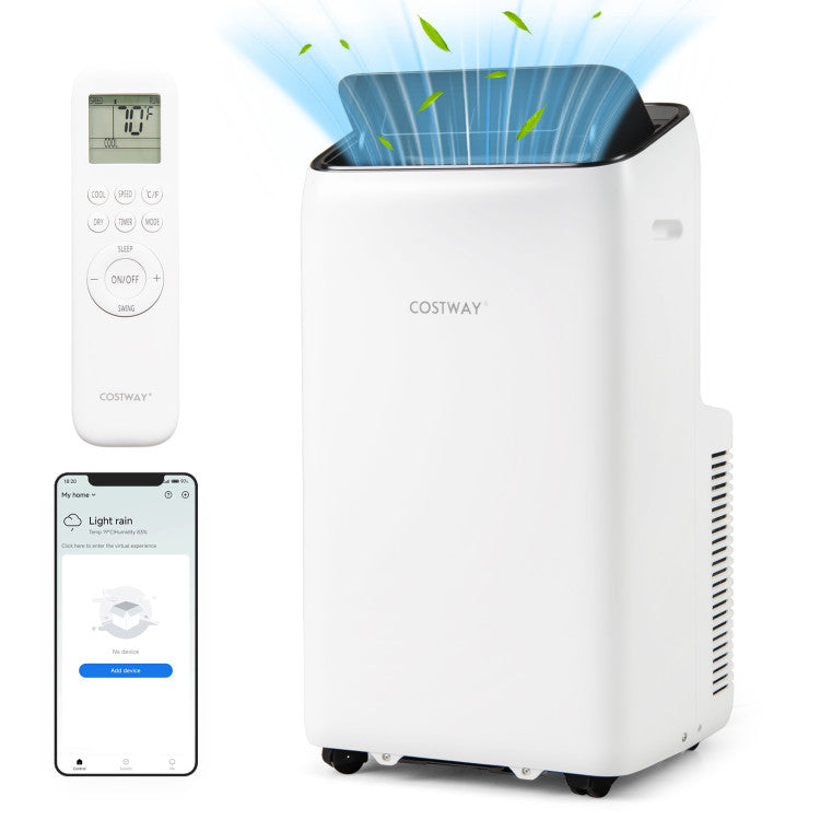 14000 BTU Inverter Portable Air Conditioner 3 in 1 Wifi Enabled AC Unit