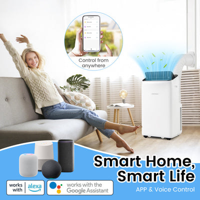 14000 BTU Inverter Portable Air Conditioner 3 in 1 Wifi Enabled AC Unit