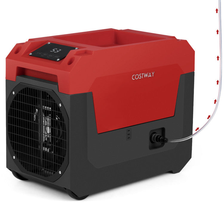 140 Pints Commercial Dehumidifier with Pump and Drain Hose