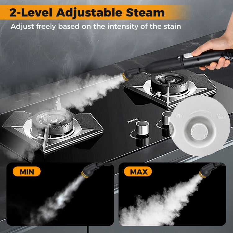 1500W Portable Steam Cleaner with 34 oz Water Tank