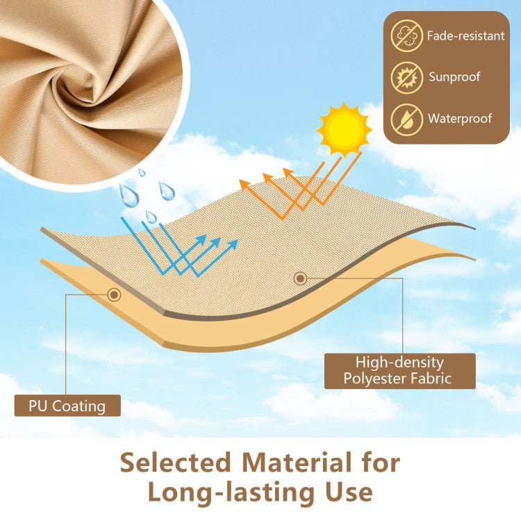 Patio Furniture Covers Waterproof Outdoor Conversation Covers for 3 Pieces Bistro Set