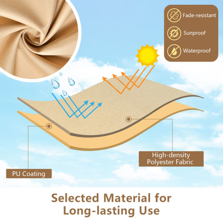 Patio Furniture Covers Waterproof Outdoor Conversation Covers for 3 Pieces Bistro Set