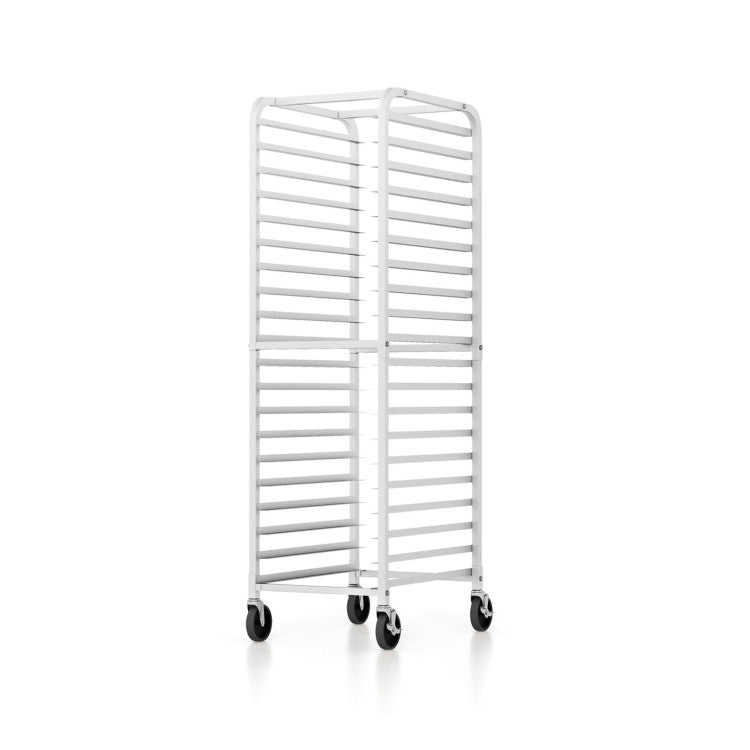 20-tier Kitchen Bun Pan Sheet Rack Aluminum Speed Rack Commercial Bake ...
