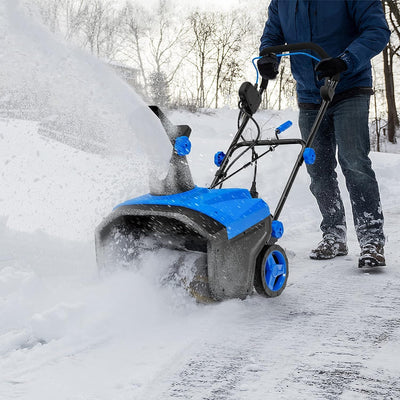 20 Inch Snow Blower 120V 15A Electric Snow Thrower with 180° Rotatable Chute and Ergonomic Handle for Yard Driveway