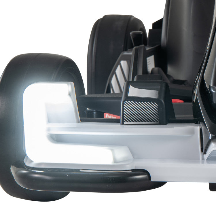 24V Kids Go Kart Licensed Audi Adjustable Ride on Racing Toy with Horn