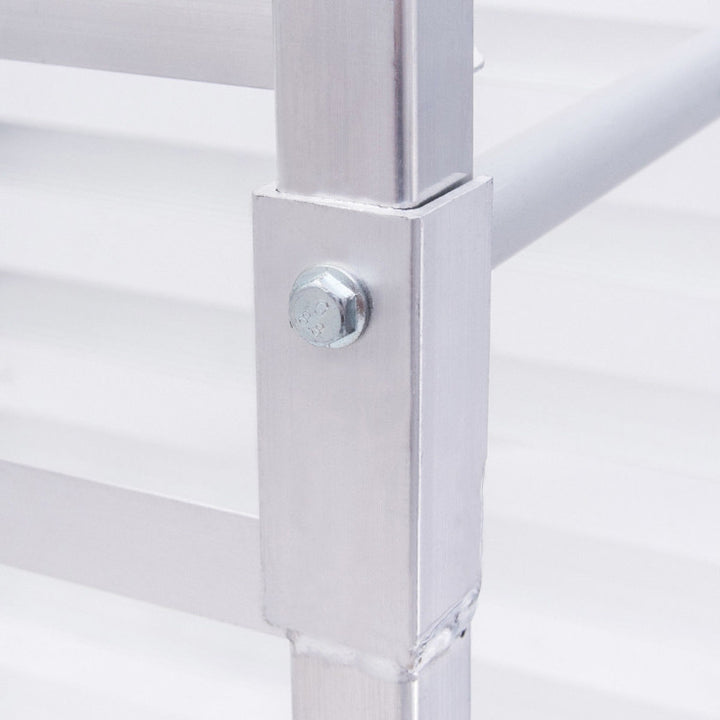 26 x 20 x 70 Inch 20-Tier Commercial Bakery Racks Aluminum Pan Rolling Trolley Storage Rack with Brake Wheels