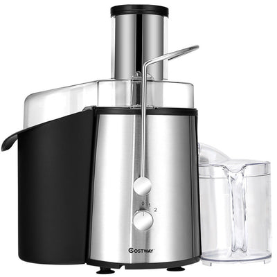 2 Speed Electric Juicer Machine Stainless Steel Juicer Extractor with Multi-safety Protections for Vegetable Fruit