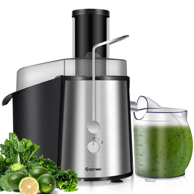 2 Speed Electric Juicer Machine Stainless Steel Juicer Extractor with Multi-safety Protections for Vegetable Fruit