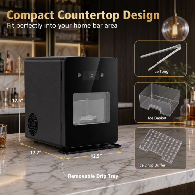 2 Inch Countertop Ice Ball Maker with 4 Ice Balls Made in 38 Minutes
