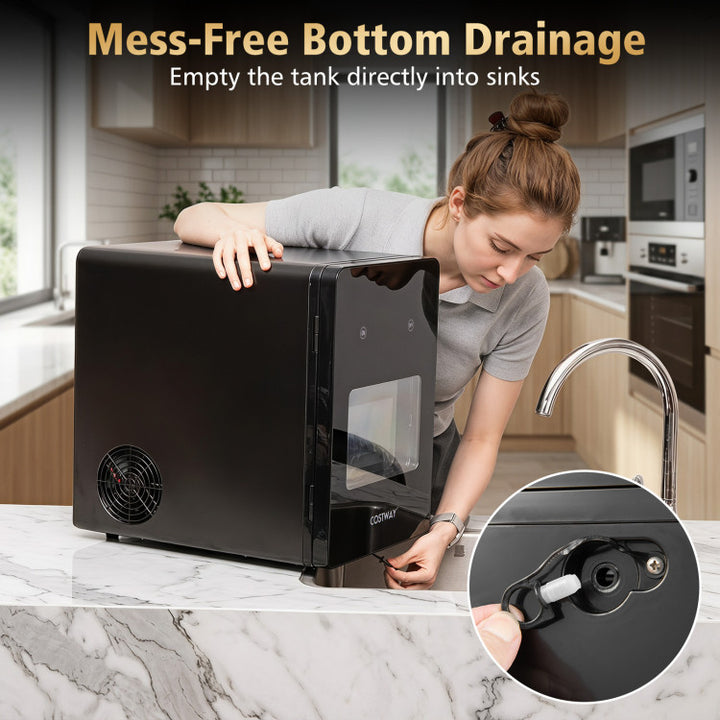 2 Inch Countertop Ice Ball Maker with 4 Ice Balls Made in 38 Minutes