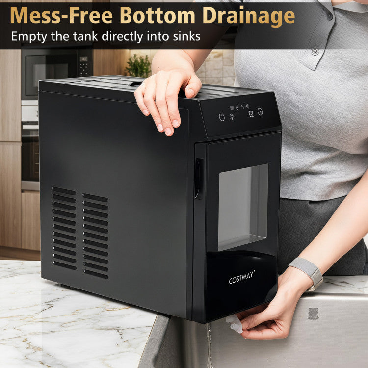 2 Inch Ice Ball Maker Countertop with Self-Cleaning and 8H Timer