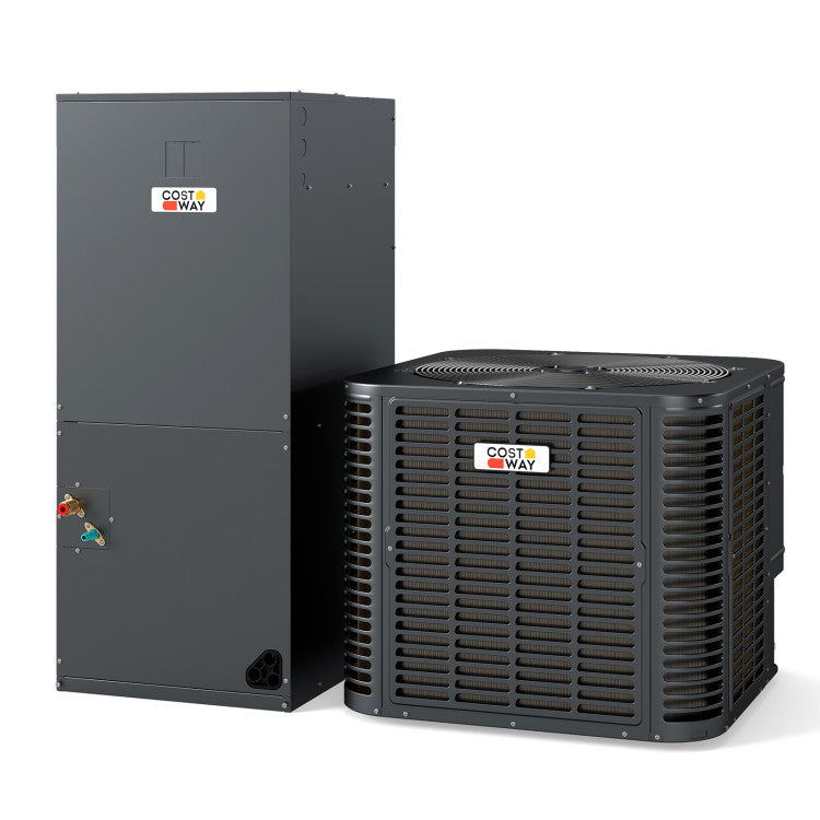 2 to 3 Ton Variable Speed Central Air Conditioner 18.6-20 SEER2 Energy Star Certified Heat Pump Split System with Auto Defrost Function and Advanced Inverter Technology