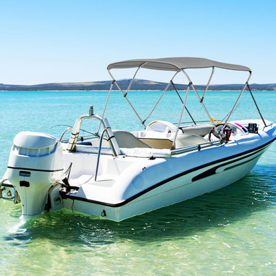 3-Bow/4-Bow Boat Bimini Top Sun Shade Boat Canopy with Storage Boot