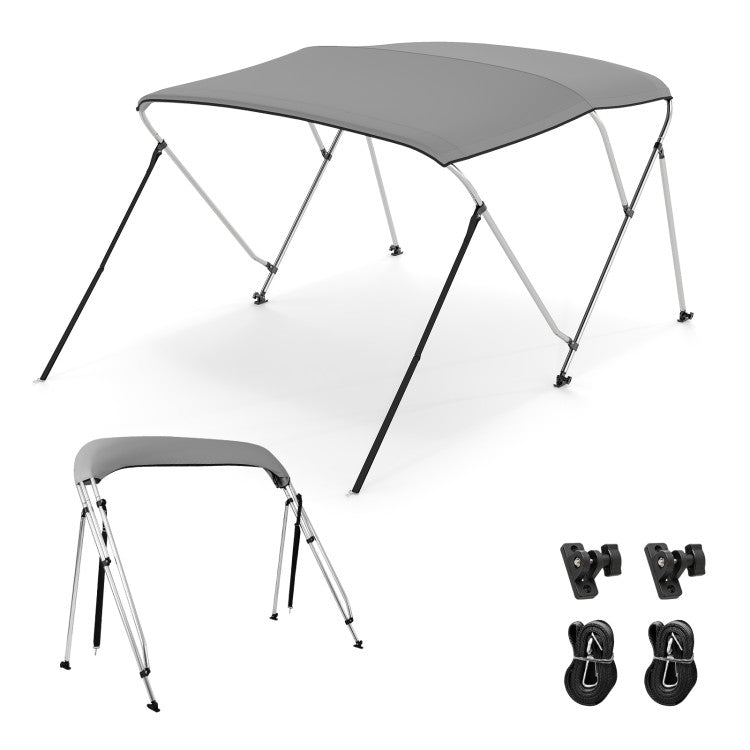 3-Bow/4-Bow Boat Bimini Top Sun Shade Boat Canopy with Storage Boot