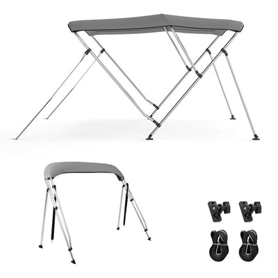 3-Bow/4-Bow Boat Bimini Top Sun Shade Boat Canopy with Storage Boot