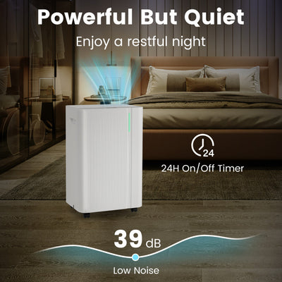 4500 Sq.Ft 54 Pints Dehumidifier with Drain Hose for Home