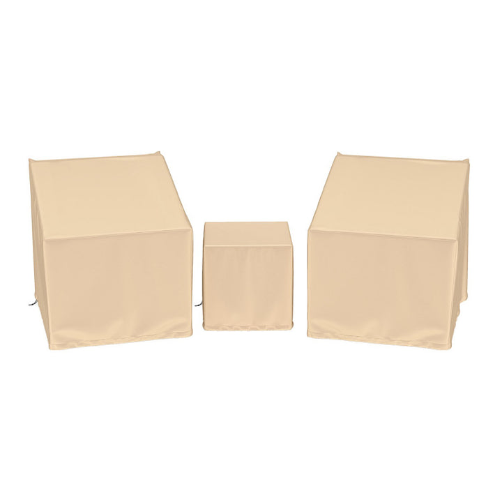 Patio Furniture Covers Waterproof Outdoor Conversation Covers for 3 Pieces Bistro Set