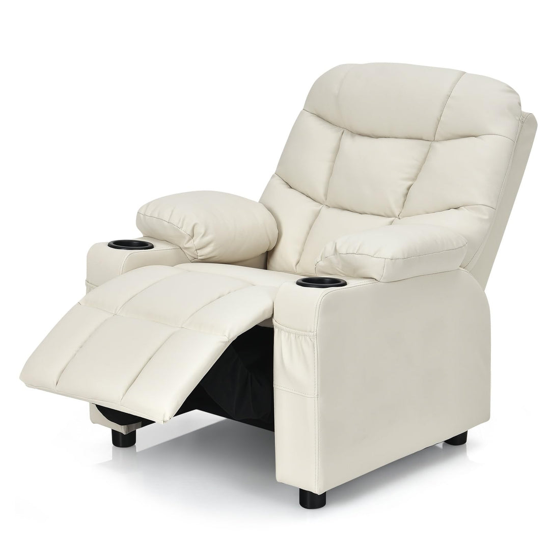 Kids Recliner Chair, Reclining Toddler Push Back Sofa, for Kids Ages 3+