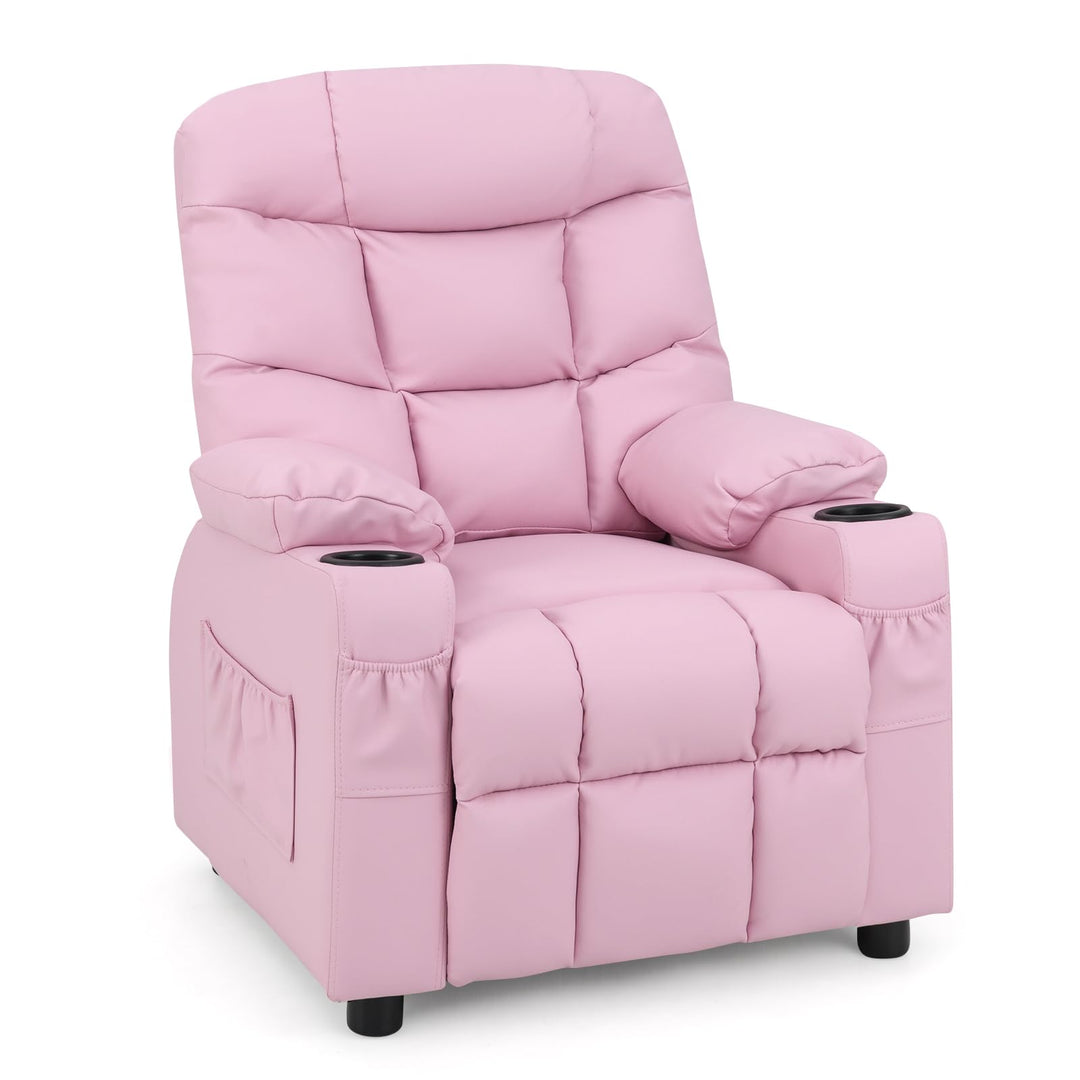 Kids Recliner Chair, Reclining Toddler Push Back Sofa, for Kids Ages 3+