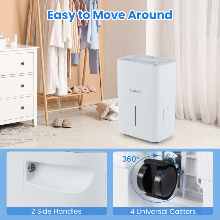 65 Pints Dehumidifier with 24H Timer and LED Display
