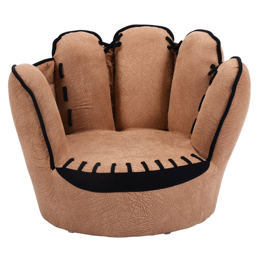 Kids Couch, Toddler Armchair with Baseball Glove Design, Sponge Padded Cushion