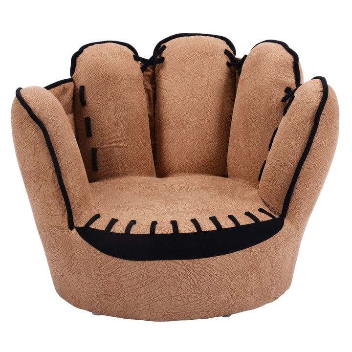Kids Couch, Toddler Armchair with Baseball Glove Design, Sponge Padded Cushion