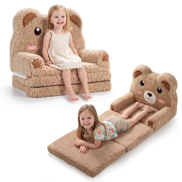 2-in-1 Foldable Sofa Bed for Kids