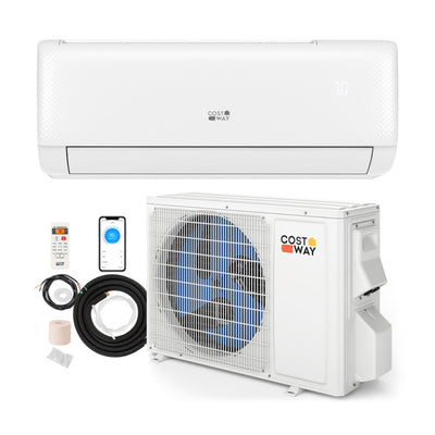 9100 BTU Mini-Split Air Conditioner and Heater 20.5 SEER2 115V WiFi Enabled AC Unit with Remote Control and Defrost Function
