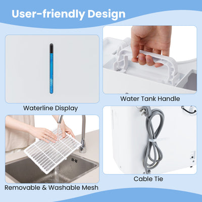 94.5 Pints Dehumidifier with 24H Timer and LED Display