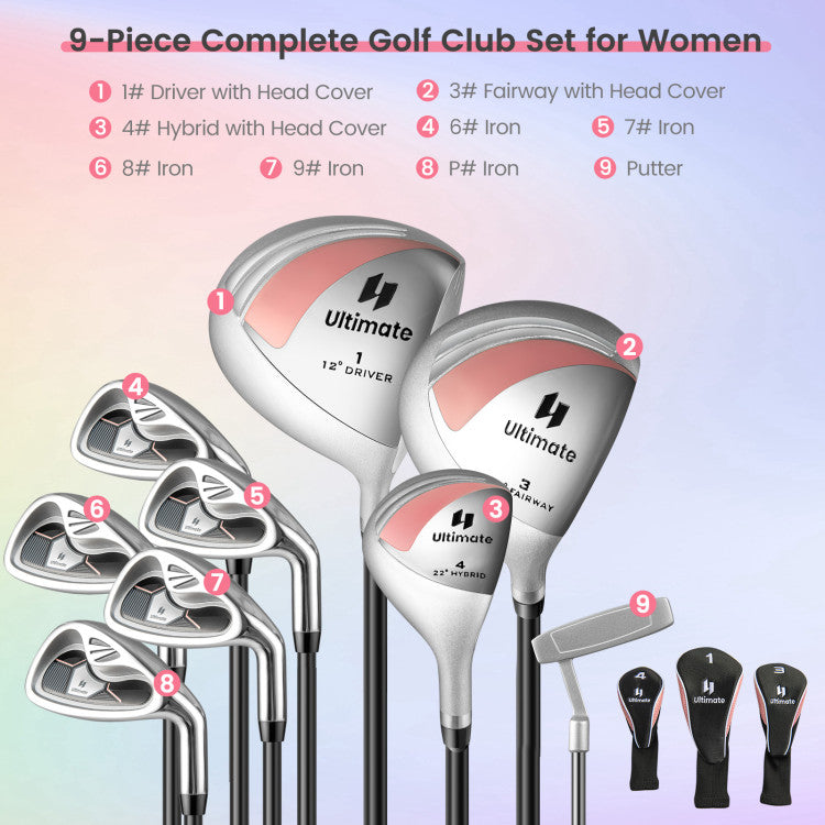 9 Pieces Women&